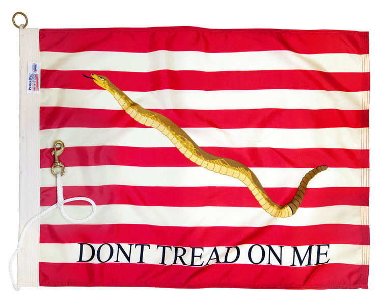 1'10-13/16"x2'8-9/16" First Navy Jack Historical Government Spec Nylon Flag