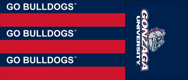 40" Gonzaga University Bulldogs Printed Polyester Windsock