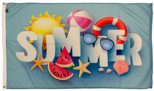 3x5 Summer Fun Seasonal Outdoor Nylon Flag