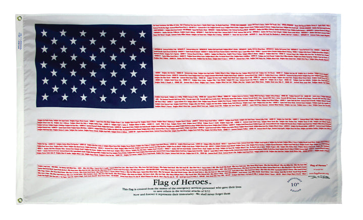 3x5 Flag of Heroes Outdoor Nylon Flag