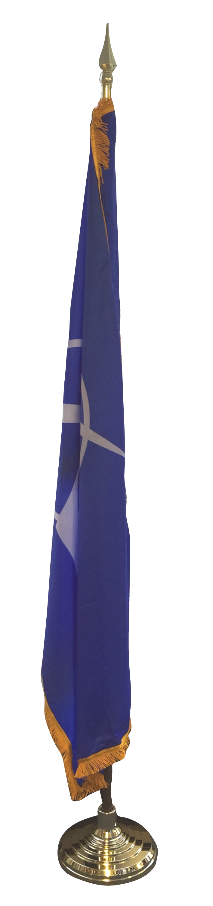 4x6 Boeing Indoor/Parade Nylon Flag with Fringe