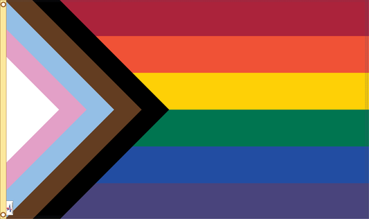 2x3 Progress Pride Outdoor Nylon Flag