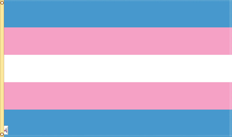 3x5 Transgender Pride Outdoor Nylon Flag