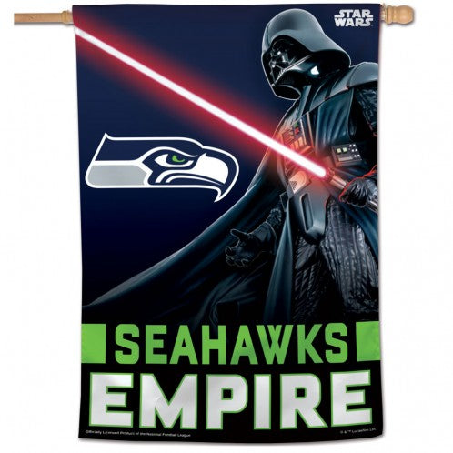 28"x40" Seattle Seahawks Empire House Flag