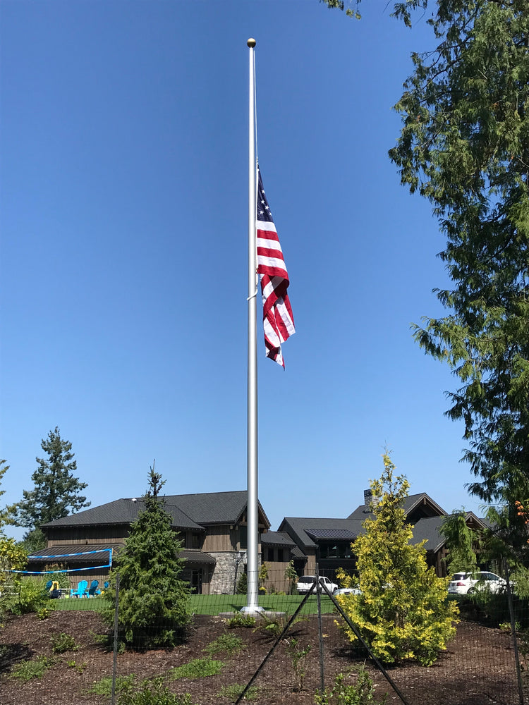 8x12 American Outdoor Sewn Polyester Flag