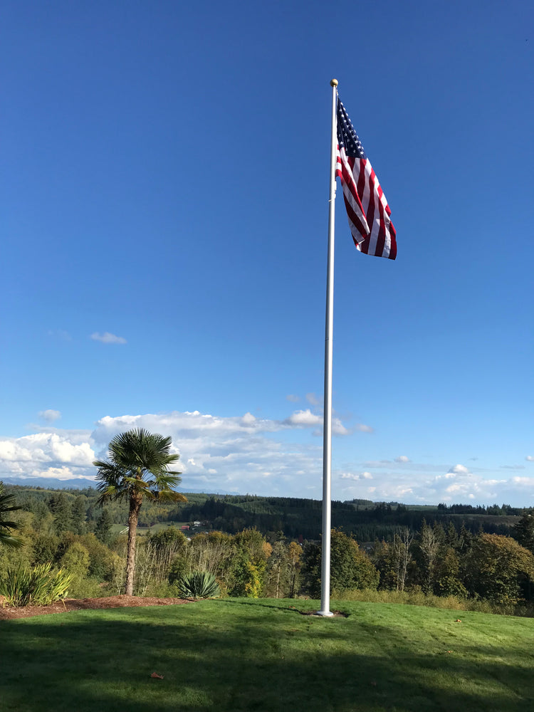 8x12 American Outdoor Sewn Polyester Flag