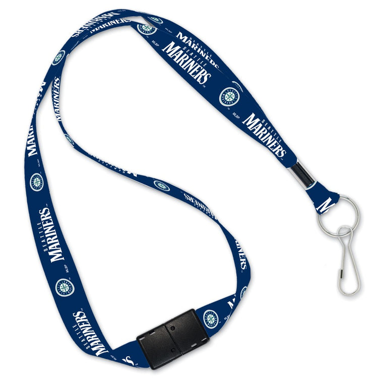 1" Seattle Mariners Lanyard with Breakaway Clasp