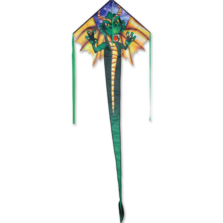 Emerald Dragon Ripstop Polyester Easy Flyer Kite