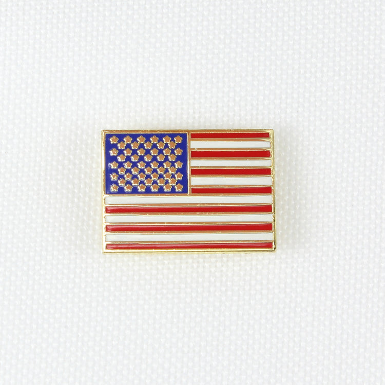 US Rectangle Flag Lapel Pin