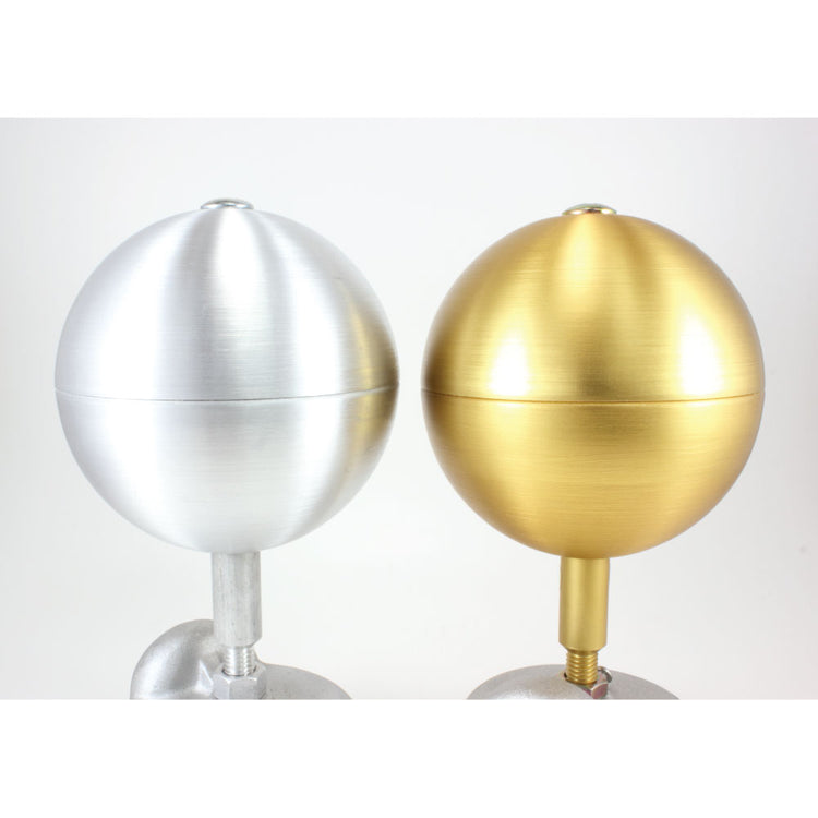 Standard Duty Gold Anodized Flagpole Ball Ornament