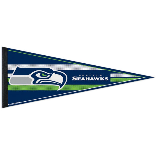 12"x30" Seattle Seahawks Hard Felt Pennant