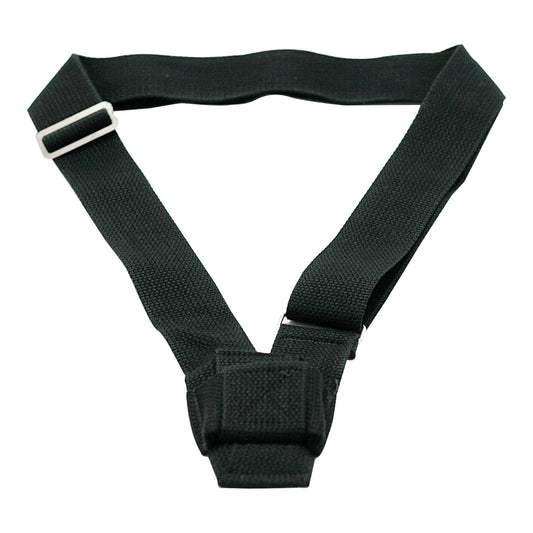 Single Strap Web Parade Carrying Belt - Black
