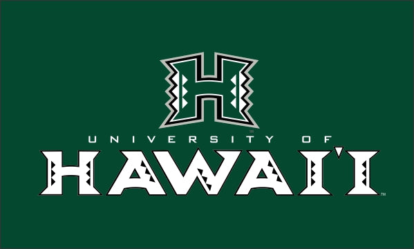 3x5 University of Hawaii Rainbow Warriors Outdoor Flag