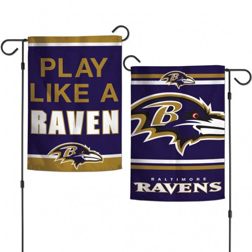 12.5"x18" Baltimore Ravens Double-Sided Garden Flag