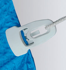 Medium White Plastic Banner/Flag Clip