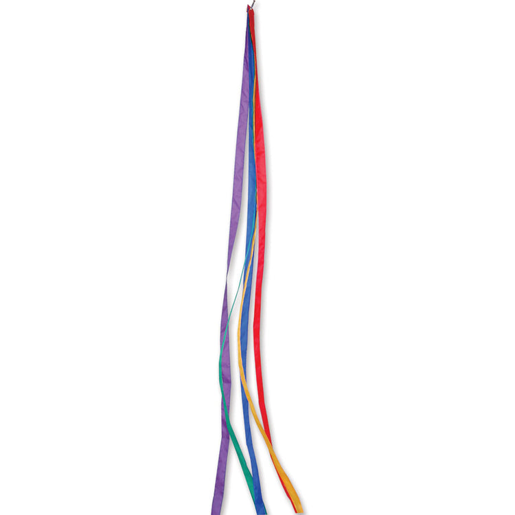 Rainbow Streamer Set with Hemmed Edge - 5 ea 6'L streamers per set