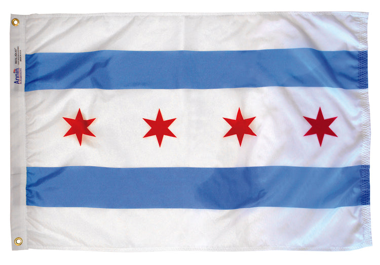5x8 City of Chicago Outdoor Nylon Flag