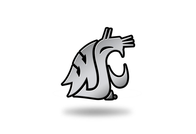 Washington State University Cougars Chrome Automobile Emblem