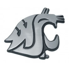 Washington State University Cougars Chrome Automobile Emblem
