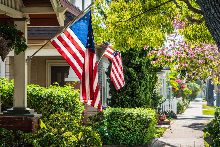 3x5 American Outdoor Sewn Nylon Flag