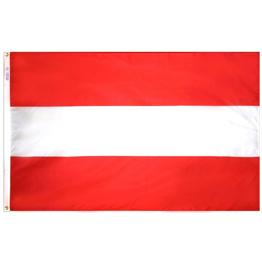 5x8 Austria Outdoor Nylon Flag