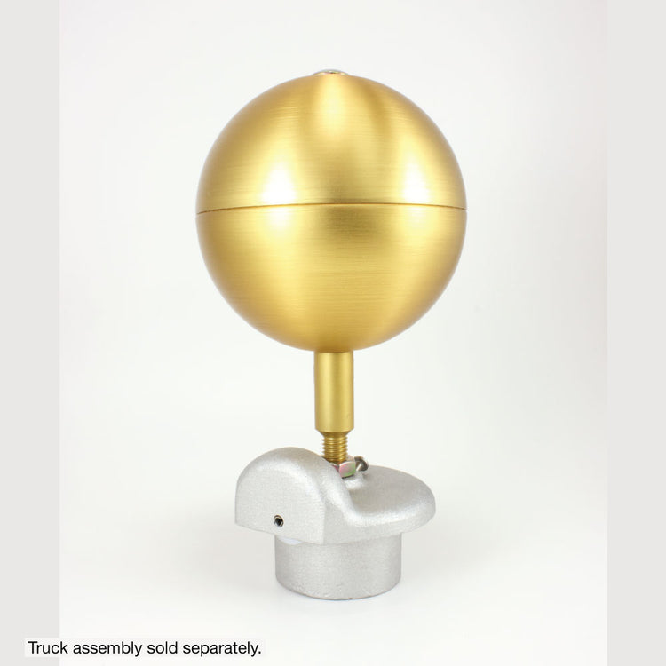 Heavy Duty Gold Anodized Ball Ornament