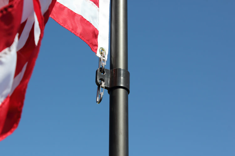 15' Black-Bronze Telescoping Flagpole