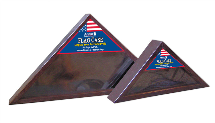 Cherry Finish Flag Case for 3x5 Flag