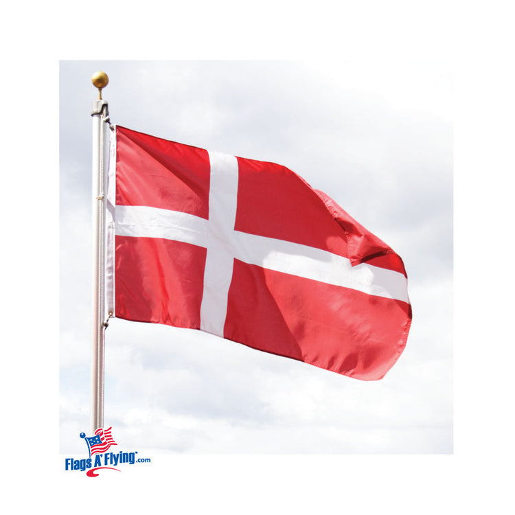 12"x18" Denmark Outdoor Nylon Flag