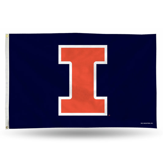 3x5 University of Illinois Fighting Illini Outdoor Flag