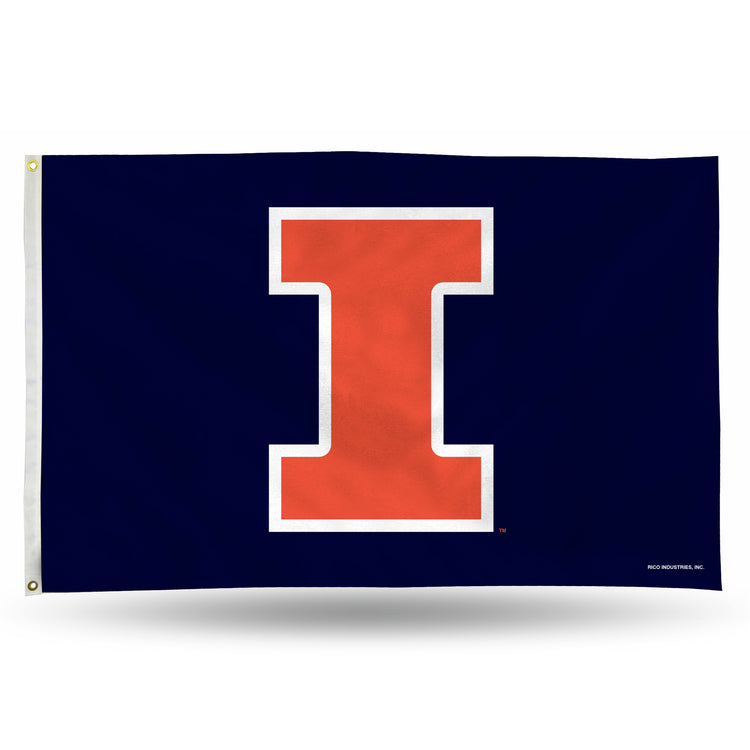 3x5 University of Illinois Fighting Illini Outdoor Flag