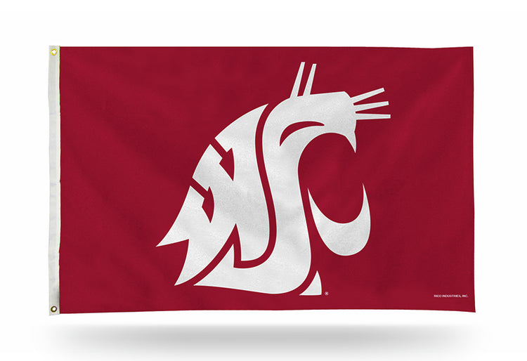 3x5 Washington State University Cougars Outdoor Flag - Imperfect