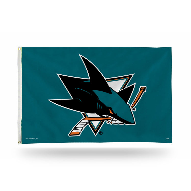 3x5 San Jose Sharks Polyester Team Flag