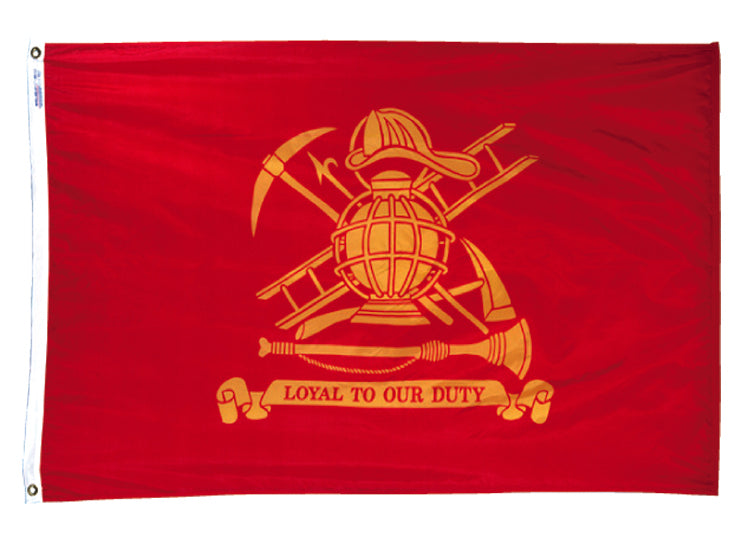 3x5 Loyal to Our Duty Firefighter Outdoor Nylon Flag