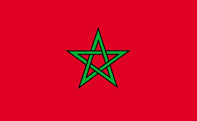 12"x18" Morocco Poly-Light Stick Flag
