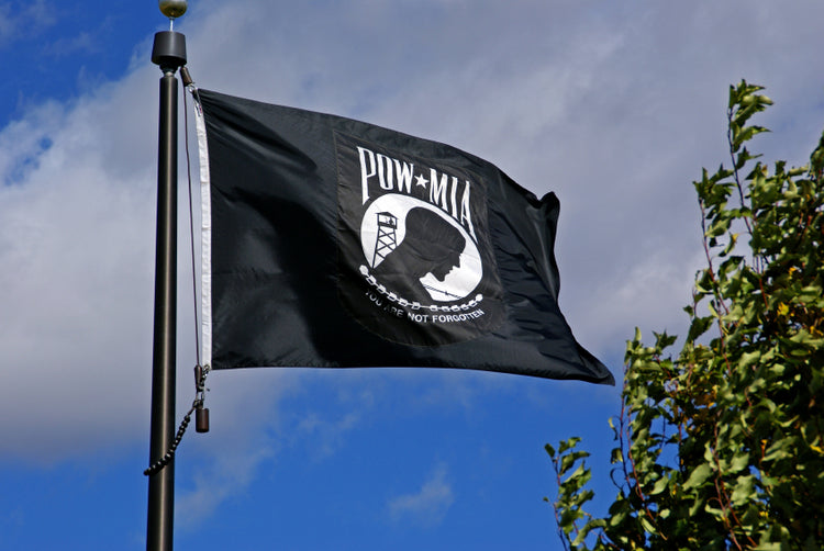 2x3 POW/MIA Outdoor Nylon Flag - Double Sided Seal