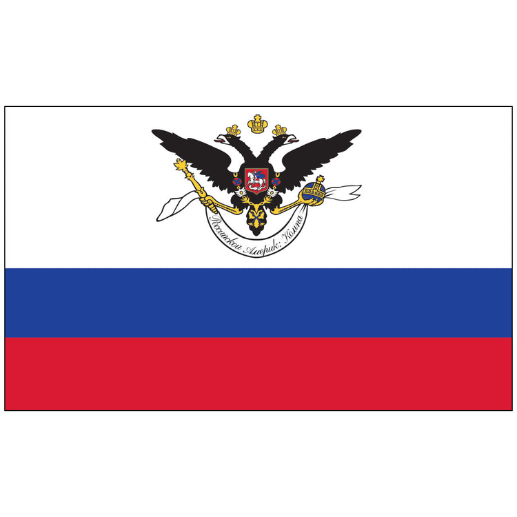 3x5 Russian American Company Historical Nylon Flag