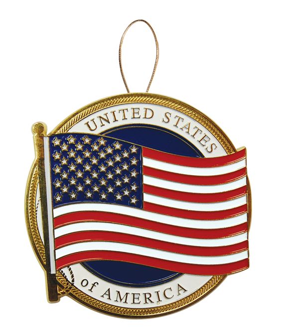 United States of America Flag Ornament