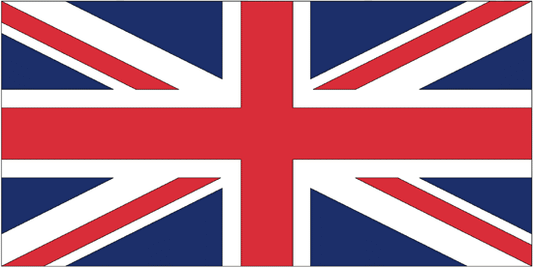 12"x18" United Kingdom Poly-Light Stick Flag