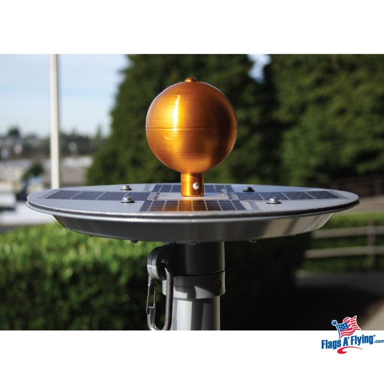 Titan Solar Powered Illuminating Flagpole Light