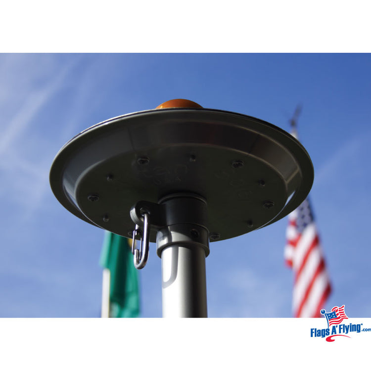 Titan Solar Powered Illuminating Flagpole Light