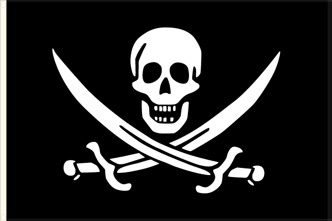 2x3 Calico Jack Rackham Pirate Outdoor Nylon Flag