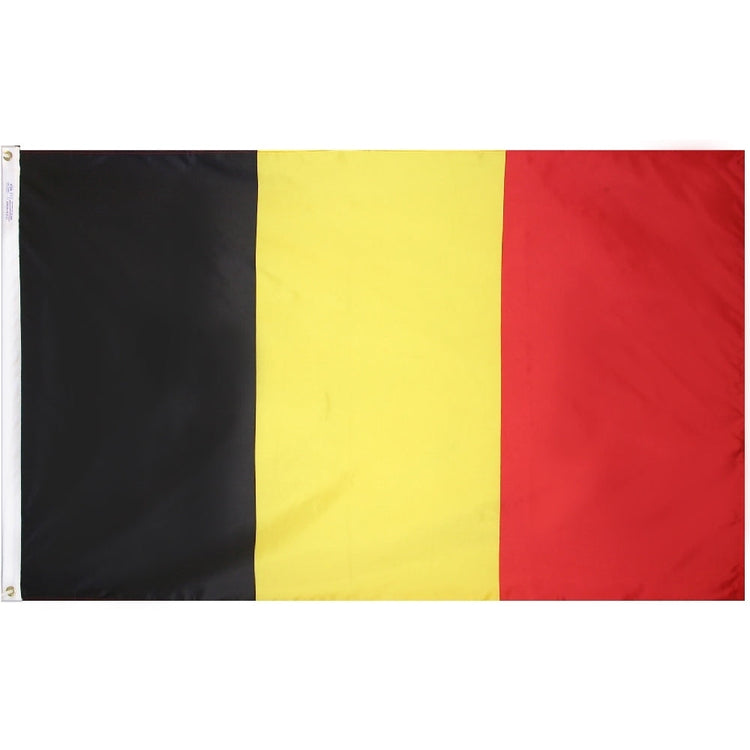 5x8 Belgium Outdoor Nylon Flag
