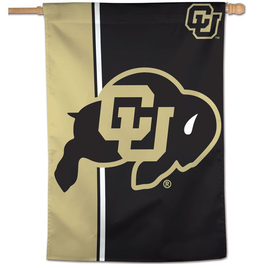 28"x40" University of Colorado Buffaloes House Flag; Polyester