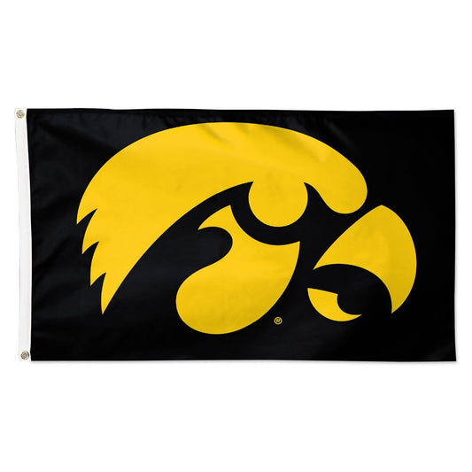 3x5 University of Iowa Hawkeyes Team Flag; Polyester H&G
