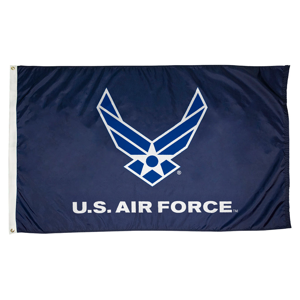 Bandiera U.S. Air Force 3x5 Piedi &ndash; Strisbone USAF Wings &ndash; Poliestere 100D &ndash; Trade Winds