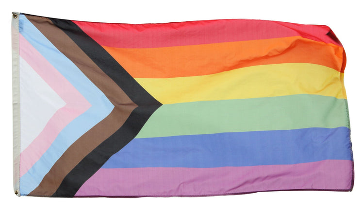 6x10 Progress Pride Outdoor Nylon Flag