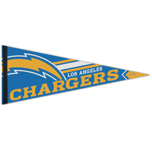 12"x30" Los Angeles Chargers Premium Felt Pennant