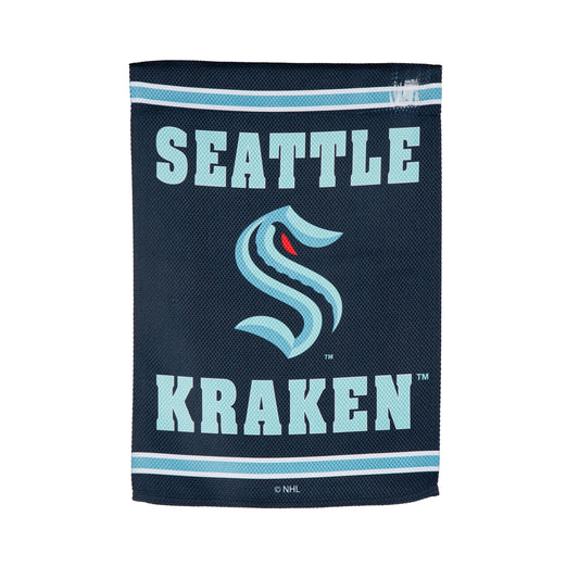 12.5"x18" Seattle Kraken Double-Sided Garden Flag