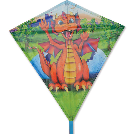 Baby Dragon Diamond Kite